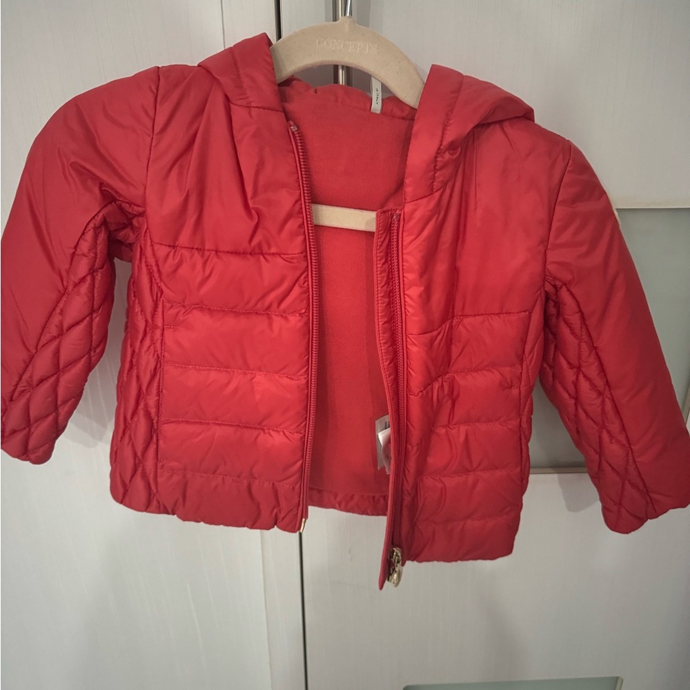 Moncler baby girl jacket in red size 12-18 months - never worn